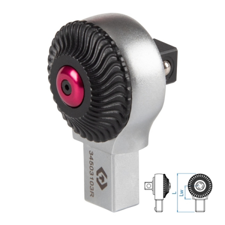 Насадка трещоточная серии FIT, 3/8", 9x12 мм KING TONY 34503103R