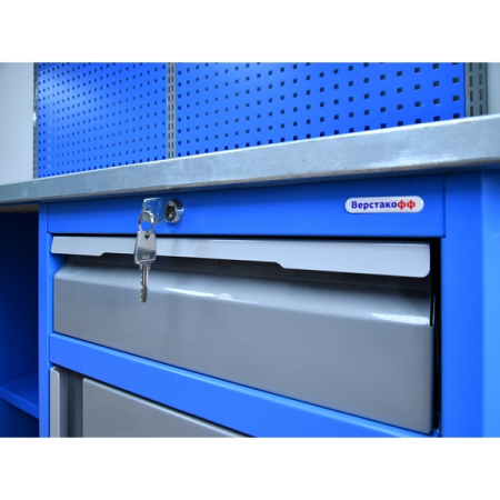 Верстак слесарный однотумбовый Верстакофф TNC 141.18.2