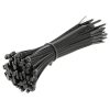 Нейлоновые стяжки 4,8x200 мм, 100 шт, черные, HOEGERT HT2C710