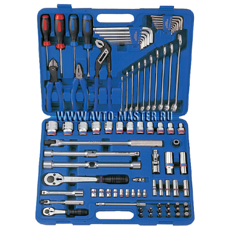 KING TONY 7085SR Набор инструментов для автомобиля, 85 предметов, дюймовый