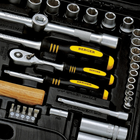 Универсальный набор инструментов “БОХУМ”, 78 предметов, BERGER BG078-1214