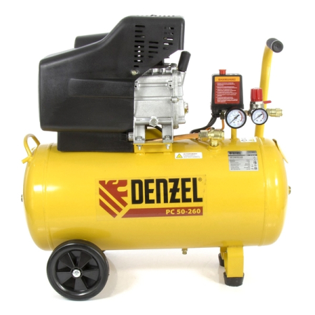 Компрессор масляный коаксиальный Denzel PC 50-260