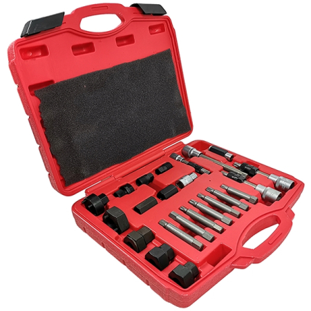 Съемник шкива генератора, 24 предмета, AE&T TA-A1123