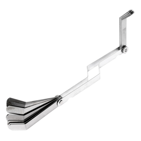 Набор щупов 0.127-0.762 мм (0.005"-0.03") изогнутых для зазоров, 26 шт, JTC-4291