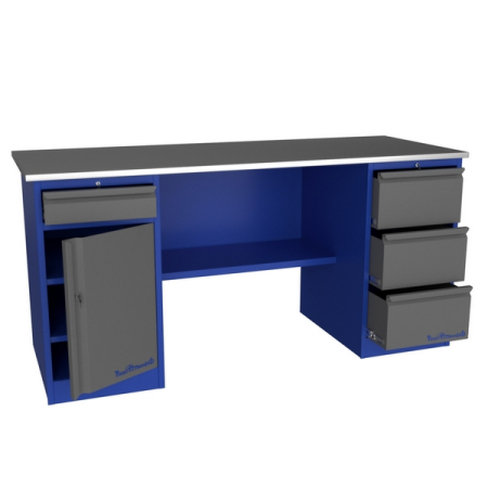 Верстак слесарный двухтумбовый Верстакофф PROFFI 218 Т1 Д3