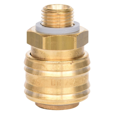 Муфта латунная быстросъемная F на внешнюю резьбу G1/4''AG KS Tools 5153480