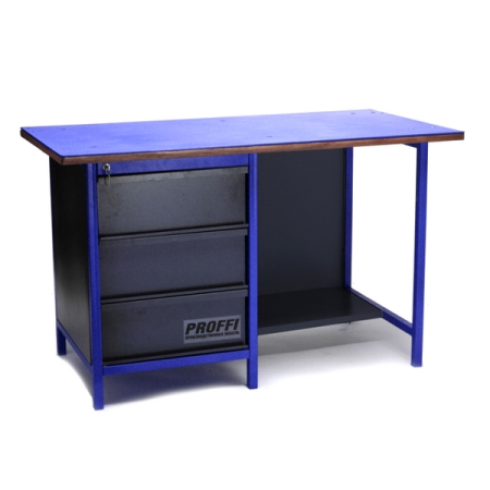 Верстак промышленный однотумбовый Верстакофф PROFFI-M 2МД ОПС1Д