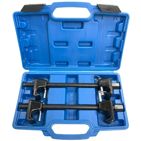 Стяжка пружин с фиксаторами, пара, в кейсе, AE&T TA-B1052