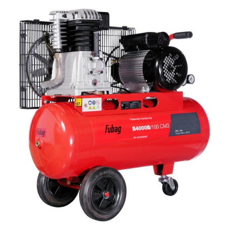 Компрессор поршневой масляный ременной одноступенчатый Fubag B4000B/100 СМ3
