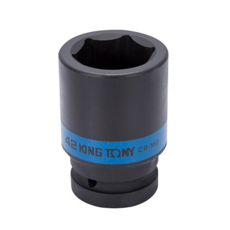 KING TONY 843542M Головка торцевая ударная глубокая шестигранная 1", 42 мм KING TONY 843542M Головка торцевая ударная глубокая шестигранная 1", 42 мм