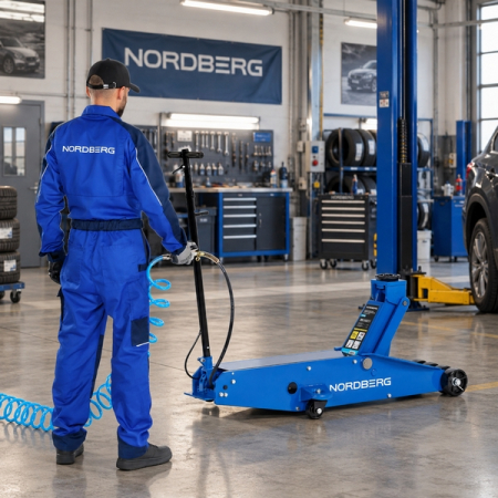 NORDBERG N3221 Домкрат пневмогидравлический подкатной, 20 т