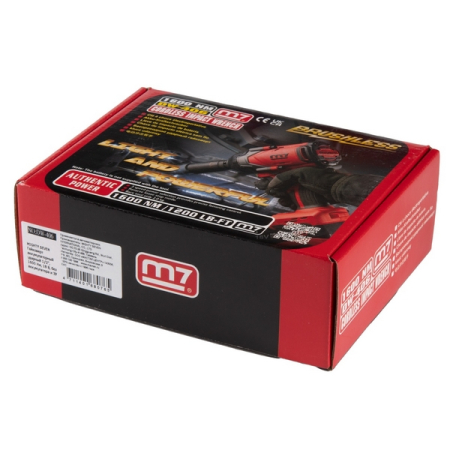 Гайковерт аккумуляторный ударный 1/2", 1600 Нм, 18 В, без аккум. и ЗУ, MIGHTY SEVEN DW-406
