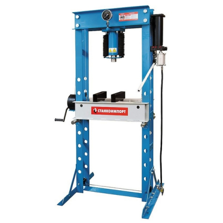 Пресс гидравлический гаражный, 40 т, с ручным и пневмоприводом, СТАНКОИМПОРТ SD0806CE
