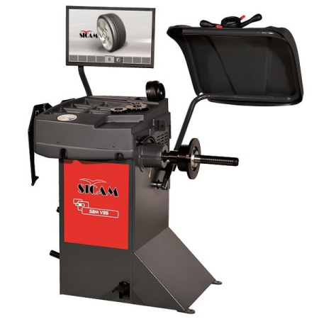 Балансировочный станок полуавтоматический SICAM SBMV85A (220V)