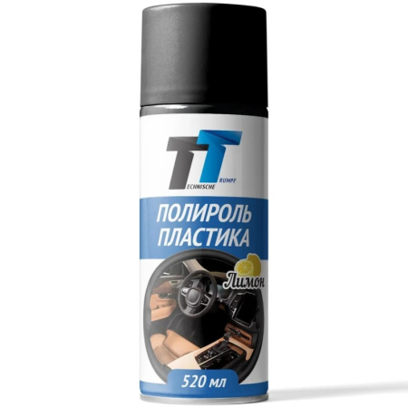 Полироль пластика, 520 мл (лимон), аэрозоль, коробка 12 шт, Technische Trumpf, PP05-L/011