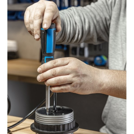 Отвертка со сменными битами и редуктором 1:5, 13 предметов, HOEGERT HT1S215