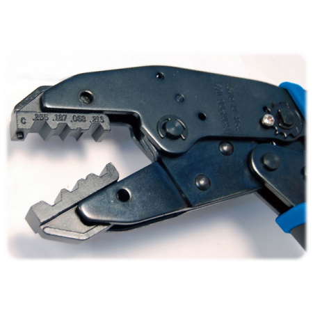 Кримпер храповичный для обжима изолированных наконечников, 6 предметов, кейс, King Tony 67G0005