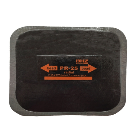 Пластырь радиальный резинокордный 115x125мм (3 сл) БХЗ PR-25 Professional