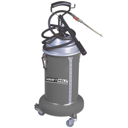 Солидолонагнетатель ручной, резервуар 13 кг, KraftWell KRW1798