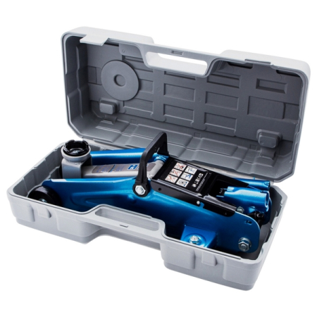 Подкатной гидравлический домкрат для автолюбителя, 2 т, в кейсе, Stels 51128