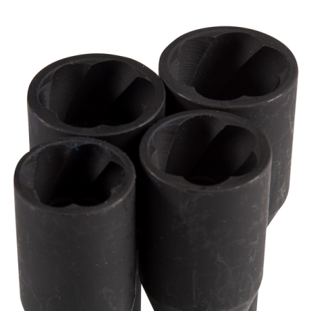 KING TONY 9TD165MR Набор торцевых головок для поврежденных гаек и болтов, 17, 19, 21, 22 мм, 5 предметов