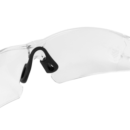 Очки защитные открытые, поликарбонатные, прозрачная линза, DENZEL 89191