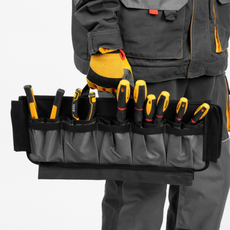 Сумка для инструмента, 500x245x300 мм, органайзер, 20+10 карманов, DENZEL 90293