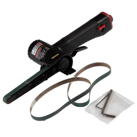 Пневматическая ленточная шлифовальная машина 10x330 мм, 16000 об/мин, MIGHTY SEVEN QB-321