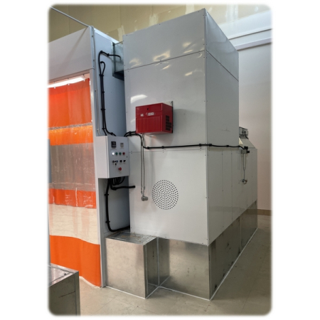 Пост подготовки к окраске с подогревом и верхним пленумом Guangli GL422