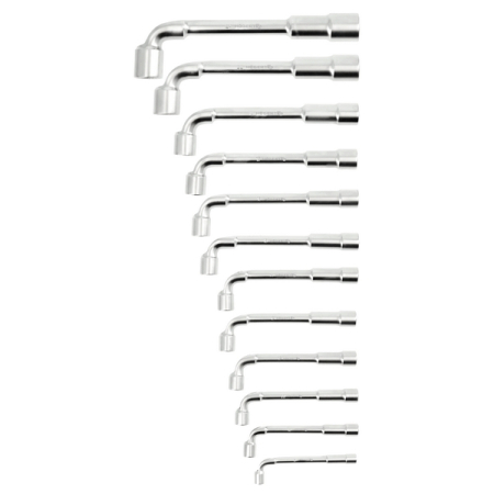 Набор торцевых L-образных ключей 8-24 мм, 12 шт, HOEGERT HT1R501