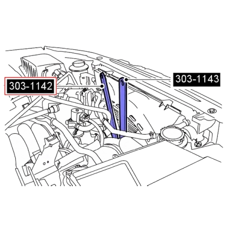Ключ вискомуфты вентилятора Land Rover Car-Tool CT-L1002