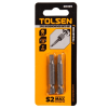 Набор вставок (бит) 1/4", Slotted, 5,5x0,8 мм, 50 мм, 2 предмета TOLSEN TT20305