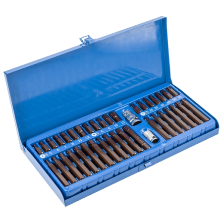 Набор бит 10 мм TORX, HEX, SPLINE, 40 шт, HOEGERT HT1S405