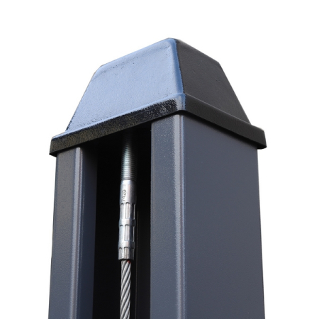 Подъемник 4-стоечный электрогидравлический, 4 т, платформы для сход-развала, KRAFTWELL QUATTRO 4W5.0