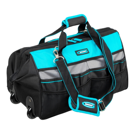 Сумка для инструмента, 500x280x290 мм, с выдвижной рукояткой и колесами, Gross 90276