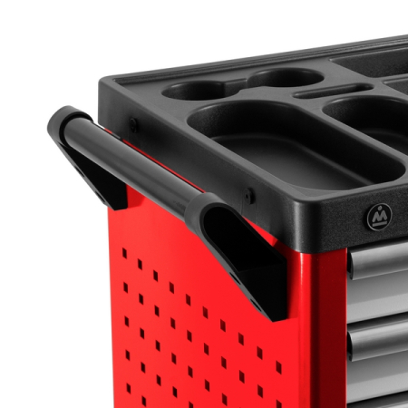 Набор инструментов "ЭКСПЕРТ 323" в красной тележке, 323 предмета, МАСТАК 50-07323R