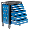 Nordberg T6N(B) Тележка инструментальная, 6 ящиков, синяя
