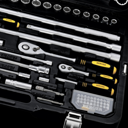 Универсальный набор инструментов “ШТУТГАРД”, 118 предметов, BERGER BG118-1214