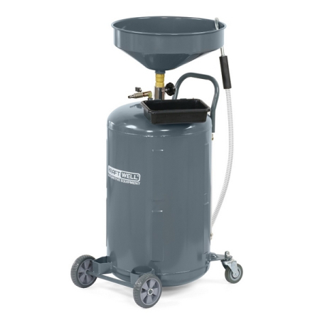 Установка для слива масла и антифриза, 80 л, KraftWell KRW1803.80L
