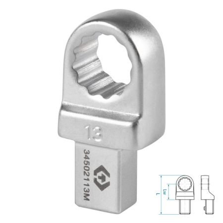 Насадка накидная серии FIT, 13 мм, 9x12 мм KING TONY 34502113M