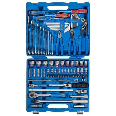 KING TONY 7587MR01 Набор инструментов, 87 предметов
