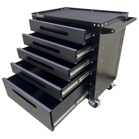 Инструментальная тележка, 5 ящиков, серая, Great Wolf GWT-G5