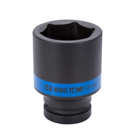 KING TONY 843552M Головка торцевая ударная глубокая шестигранная 1", 52 мм