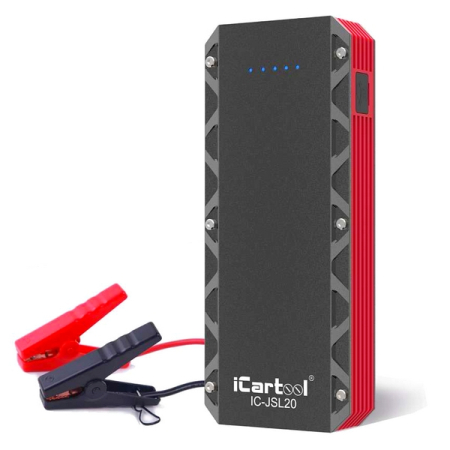 Пусковое устройство 12 В, 20 Ач, 1000/2000 А, iCarTool IC-JSL20