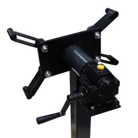 Стенд (кантователь) для разбора двигателей, 680 кг, с редуктором, KRAFTWELL KRWES1