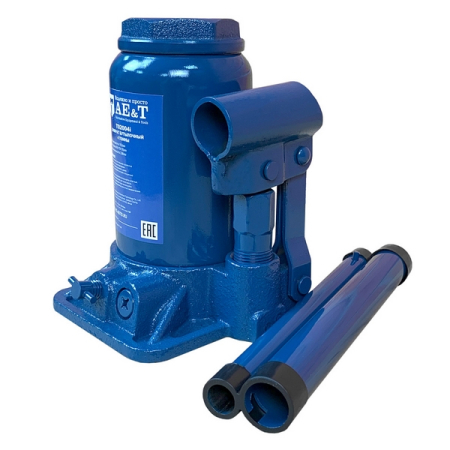 Домкрат бутылочный гидравлический, двухштоковый, 4 т, AE&T T02004i