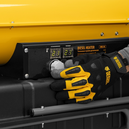 Тепловая пушка дизельная 50 кВт, 1100 м3/ч Denzel DHG-50