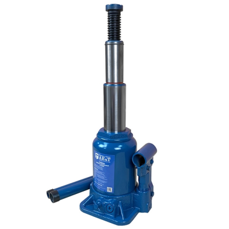 Домкрат бутылочный гидравлический, двухштоковый, 6 т, AE&T T02006i