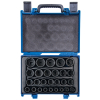 KING TONY 4427MP Набор ударных торцевых головок 1/2", 8-36 мм, 27 предметов