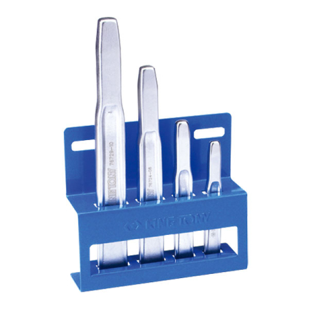 KING TONY 11104PR Набор инструментов кованных зубил с ребрами жесткости